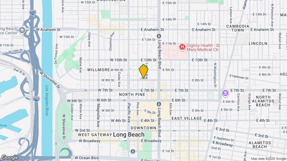 8th Street Apartments Map and Location Details