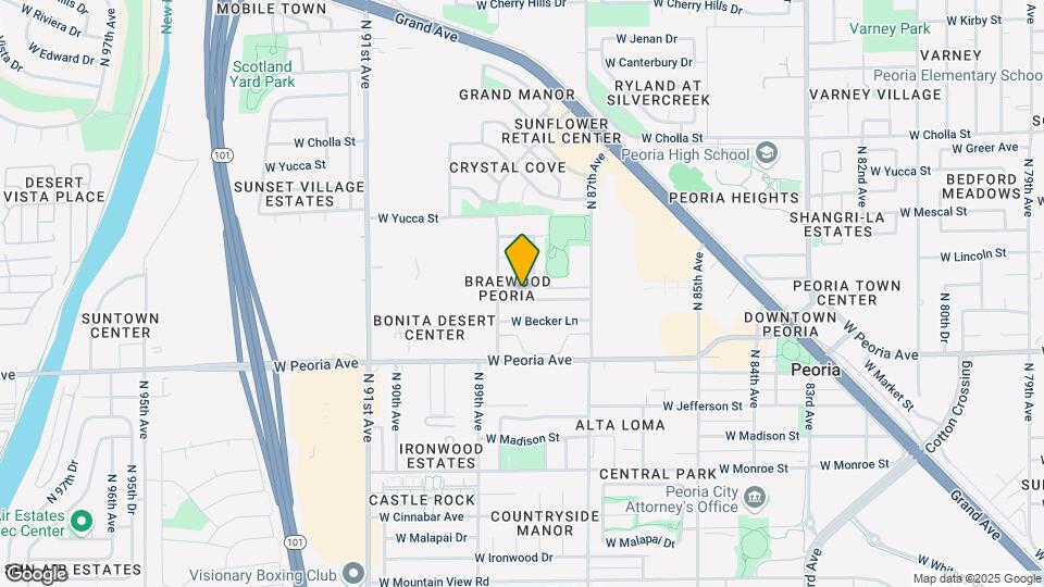 8822 W Sahuaro Dr Mapa y Detalles de la Ubicación