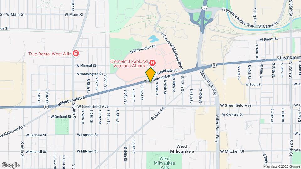5027 W National Ave Mapa y Detalles de la Ubicación