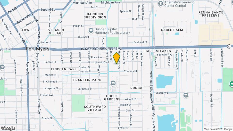 2225 Carver Ave Mapa y Detalles de la Ubicación