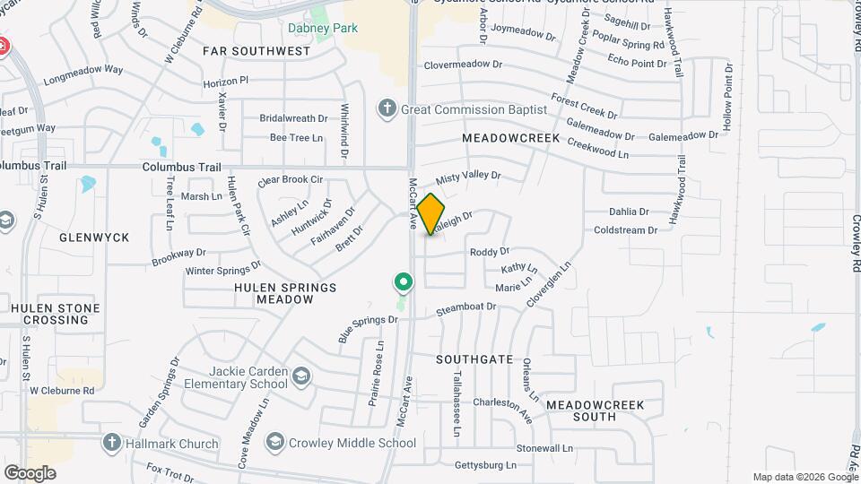 8055 Raleigh Dr Map and Location Details