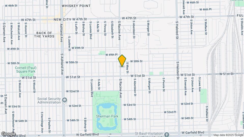 5029 S Racine Ave Map and Location Details
