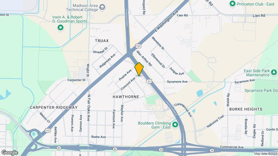 1330 N Stoughton Rd Map and Location Details