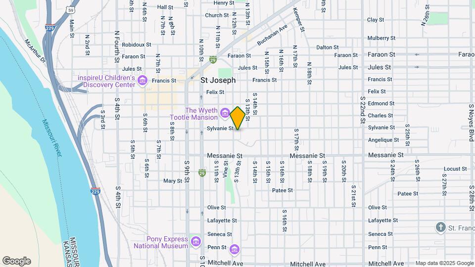 407 S 12th St Mapa y Detalles de la Ubicación
