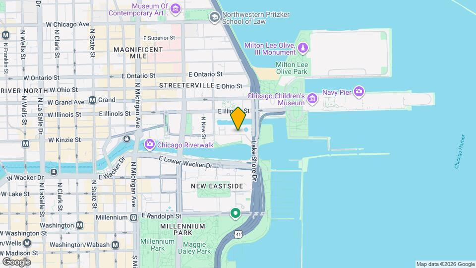 460 E North Water St Map and Location Details