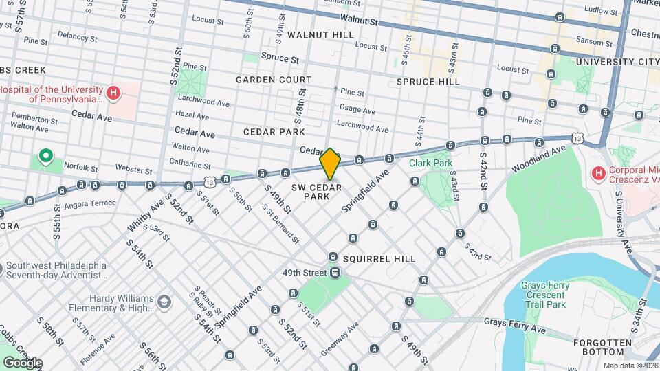 4706 Warrington Ave Map and Location Details