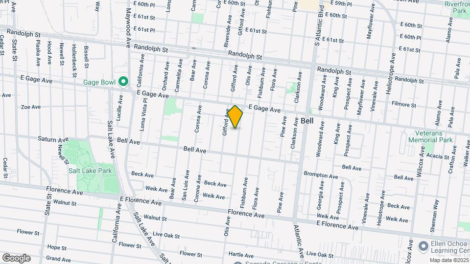 6607 Otis Ave Map and Location Details
