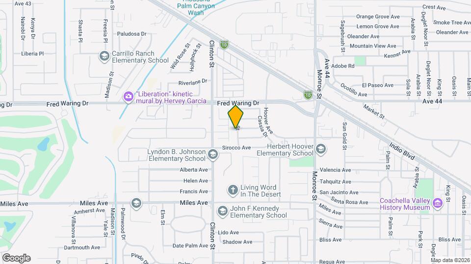 44313 Larrea St Map and Location Details