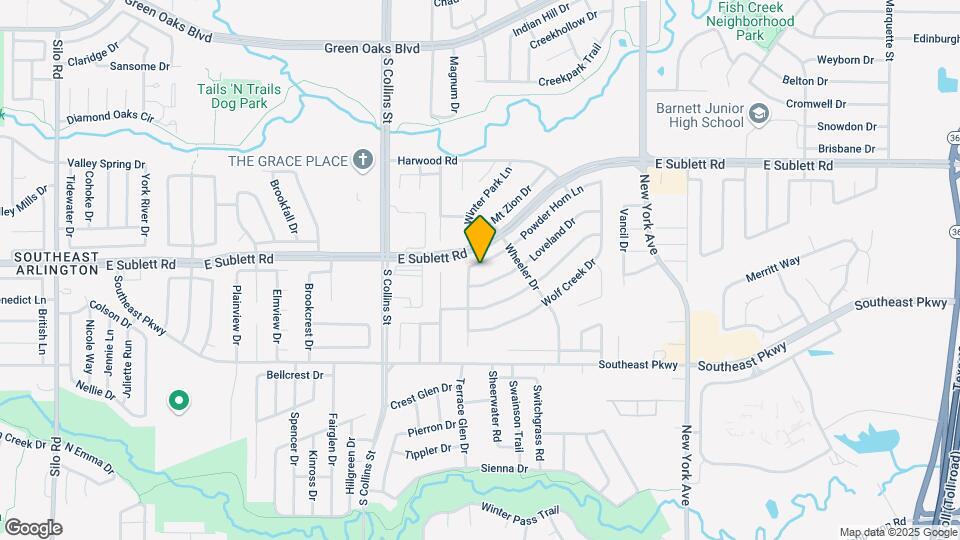 1508 Powder Horn Ln Map and Location Details