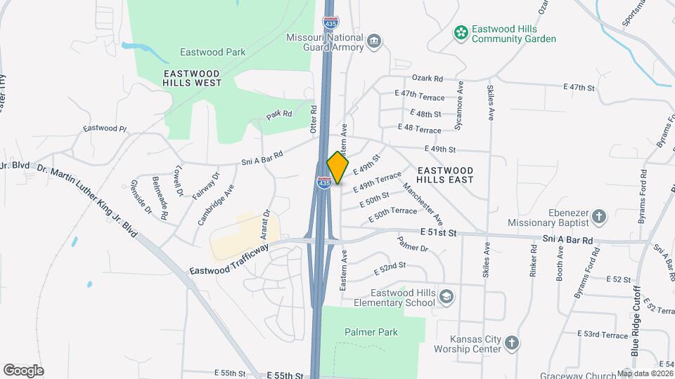 4912 Eastern Ave Map and Location Details