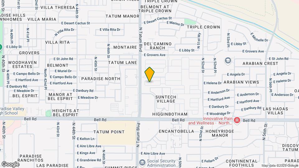 4830 E Helena Dr Map and Location Details