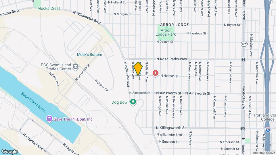6235 N Villard Ave, Unit Villard Mapa y Detalles de la Ubicación