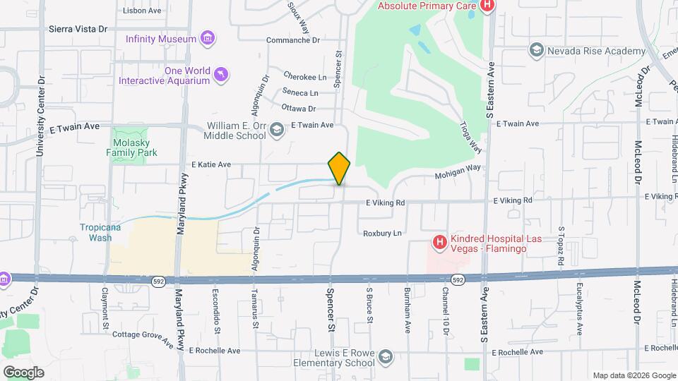 3869 Spencer St Map and Location Details