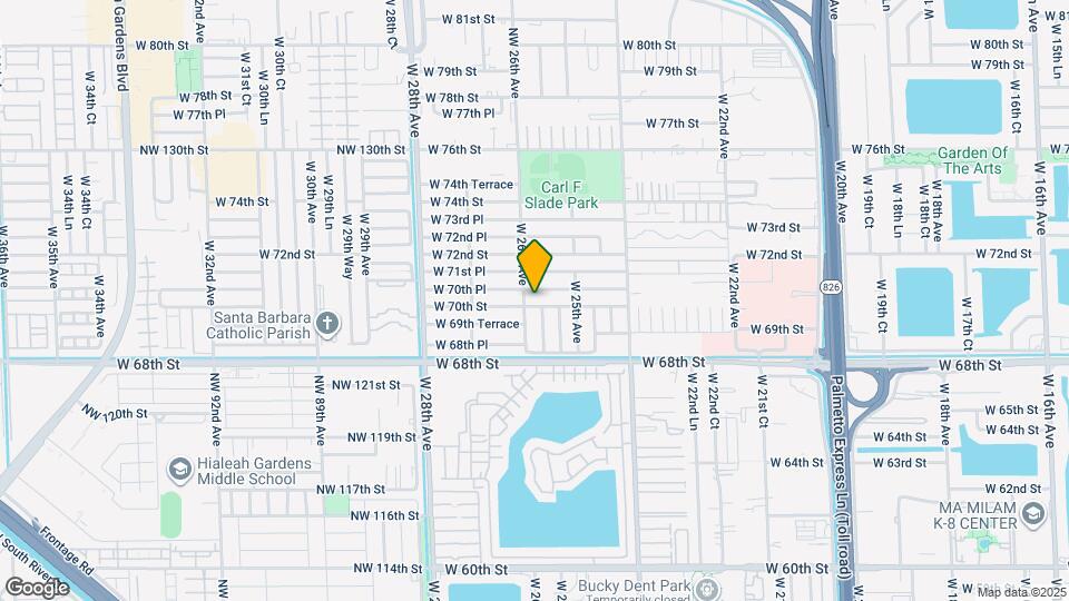 2579 W 70th St Map and Location Details