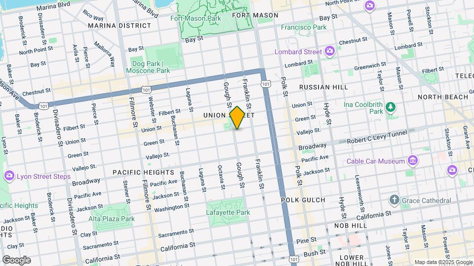 2554A Gough St Mapa y Detalles de la Ubicación