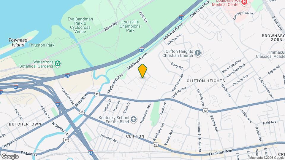 251 Delmont Ave Map and Location Details