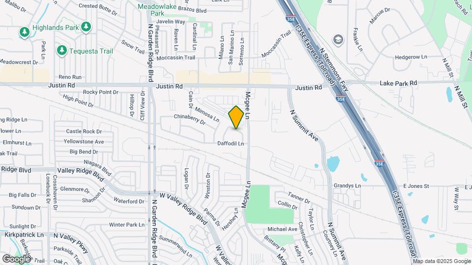 1314 Jasmine Dr Mapa y Detalles de la Ubicación