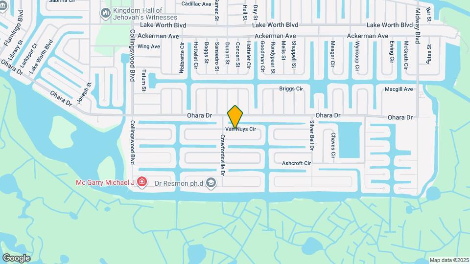 18703 Van Nuys Cir Map and Location Details