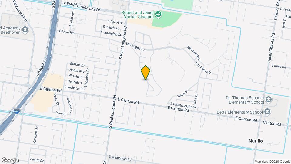 2501 S Cartier Dr Map and Location Details