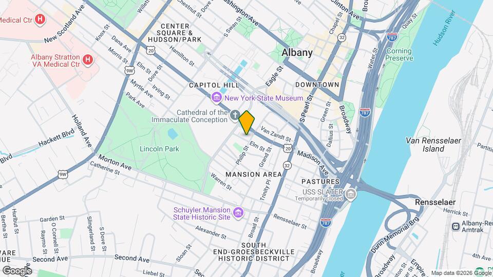 45 Elm St, Unit Garden level Map and Location Details