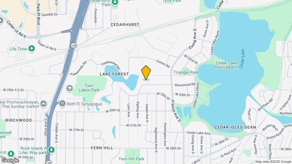 4222 Basswood Rd Map and Location Details