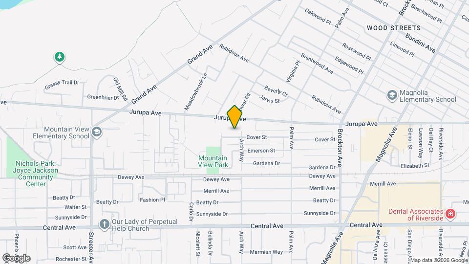 4725 Cover St Map and Location Details