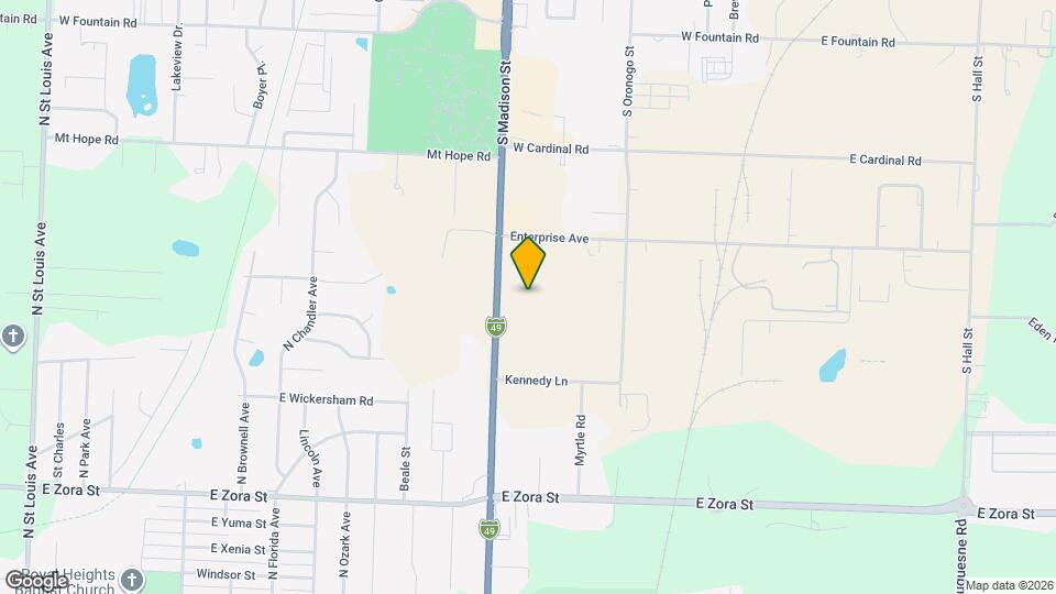 3221 N Range Line Rd Map and Location Details