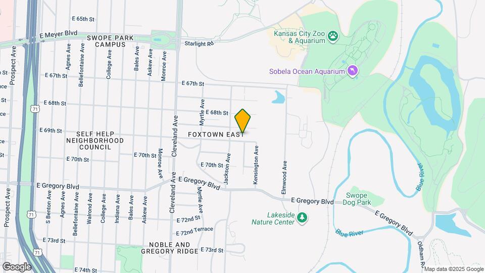 4210 E 69th St Map and Location Details