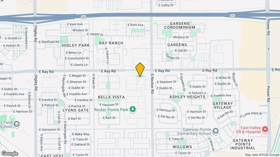 3917 E Megan St Map and Location Details