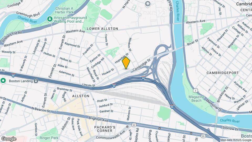 195 Cambridge St, Unit 2 Map and Location Details