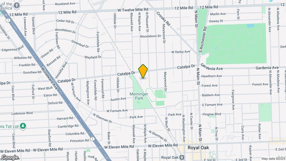 922 N Maple Ave Map and Location Details