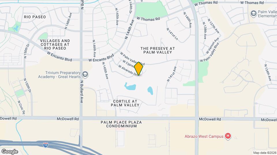 14313 W Alvarado Dr Map and Location Details