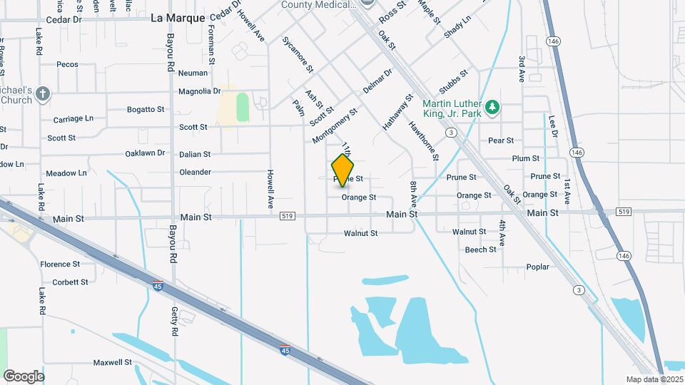 1108 Orange St Map and Location Details