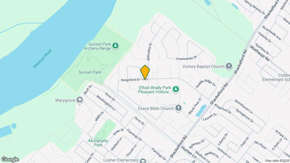 2316 Kingsford Dr Map and Location Details