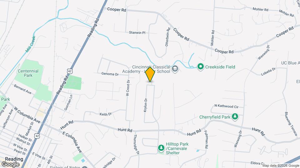 1758 Sanborn Dr Mapa y Detalles de la Ubicación