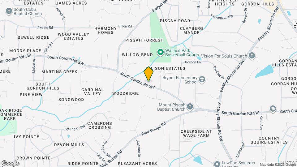 1068 South Gordon Rd SW Map and Location Details