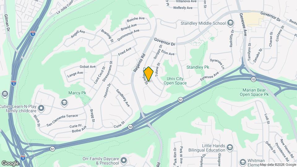 5721 Carnegie St Map and Location Details