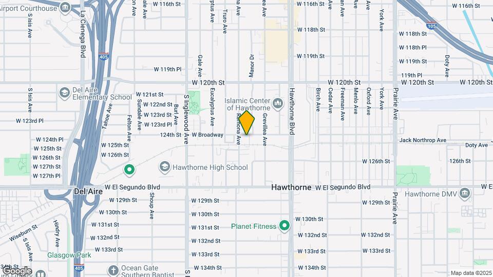 4564 W Broadway Map and Location Details