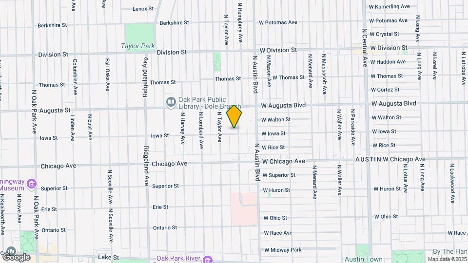 605 N Humphrey Ave Map and Location Details