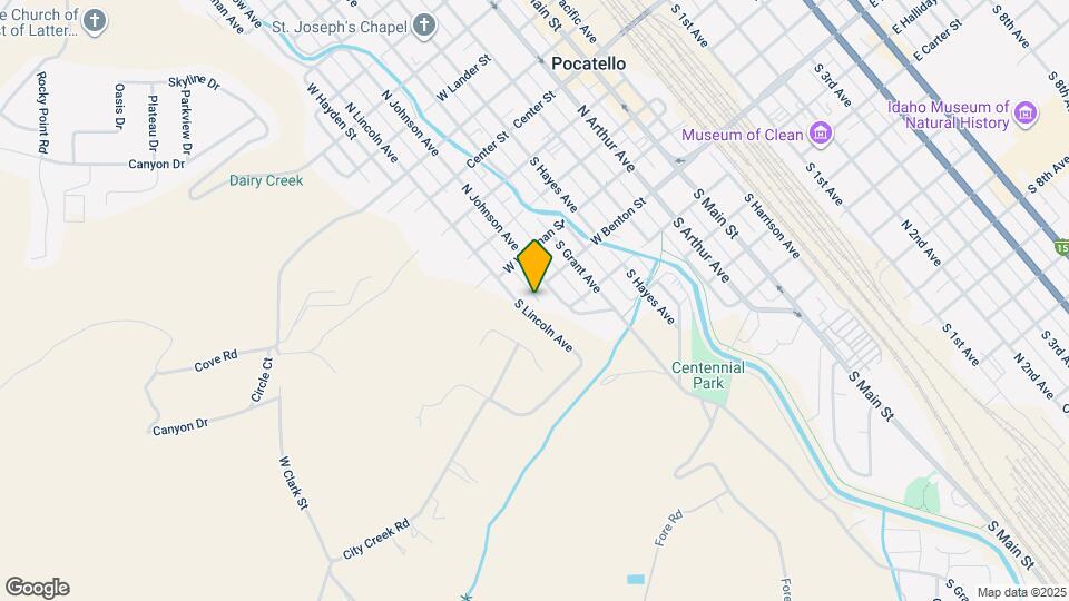 837 W Bridger St Mapa y Detalles de la Ubicación
