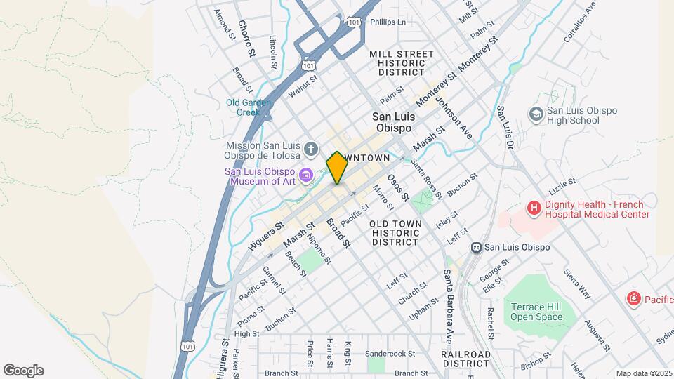 777 Higuera St Map and Location Details