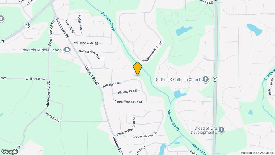 1430 Hillside Pl SE Mapa y Detalles de la Ubicación