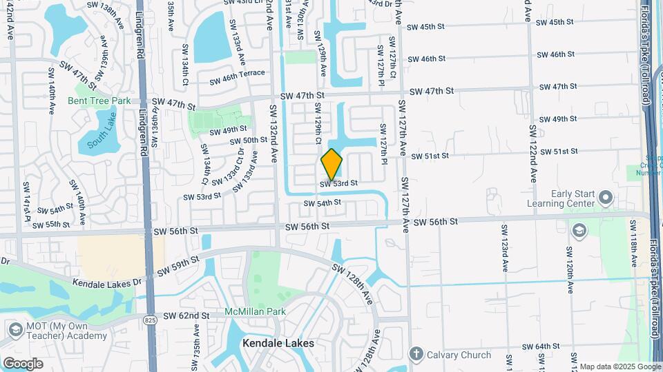 12888 SW 53rd St Map and Location Details