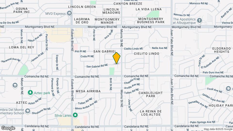 10302 San Gabriel Rd NE Map and Location Details