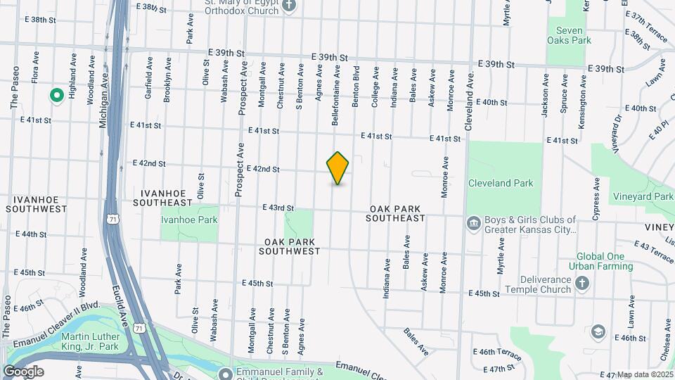 4217 Bellefontaine Ave Mapa y Detalles de la Ubicación