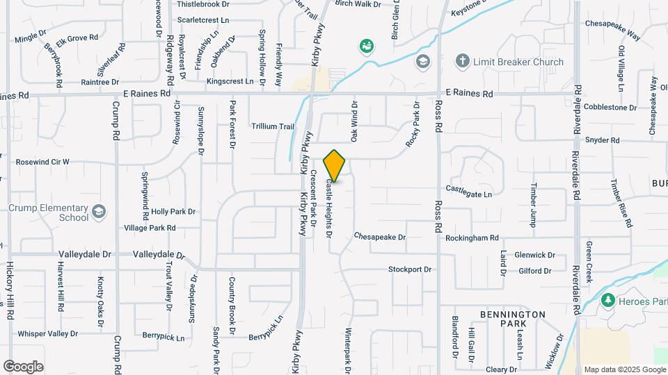 4344 Castle Heights Dr Map and Location Details