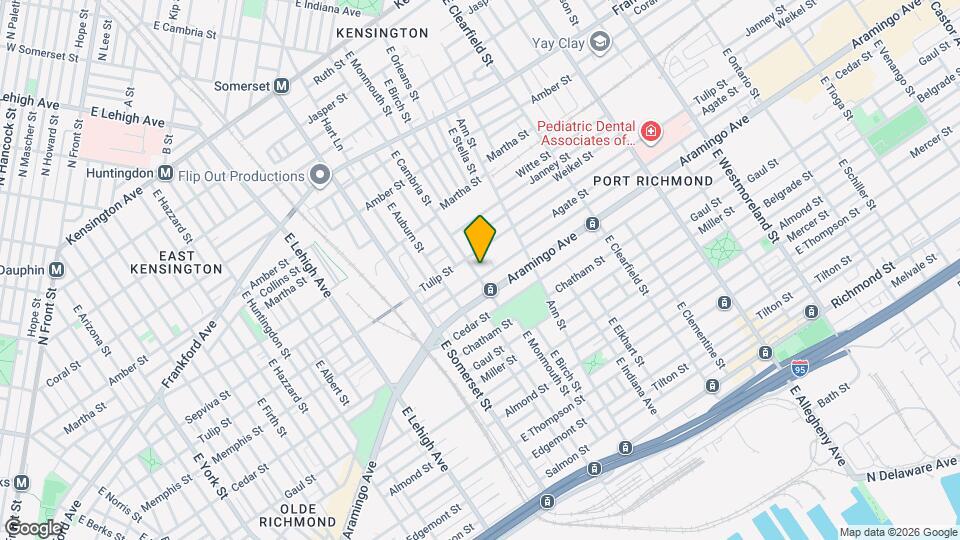 2323 E Cambria St Map and Location Details