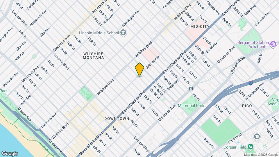 1314 Euclid St Map and Location Details