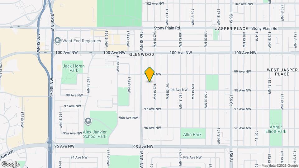 9834-9162 162 St NW, Unit SI ID1564639P Map and Location Details