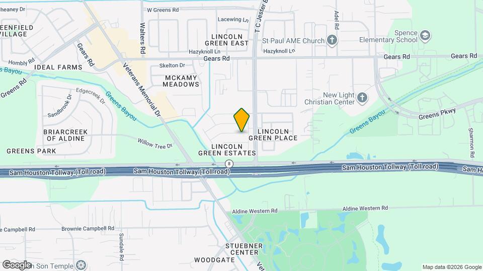 2115 Bivens Brook Dr Map and Location Details